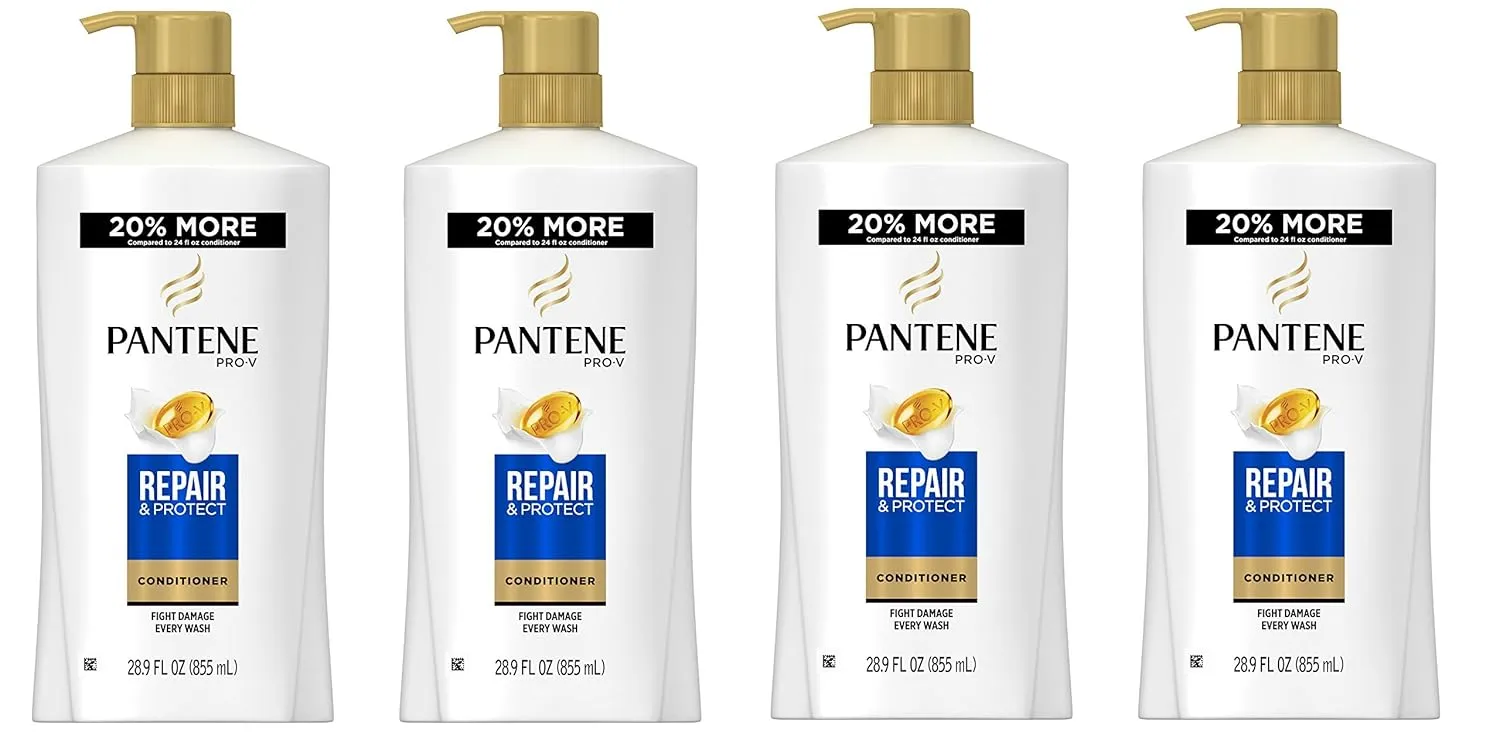 Pantene Pro-V Repair & Protect Conditioner, 28.9 fl oz (Pack of 4) (Packaging May Vary)