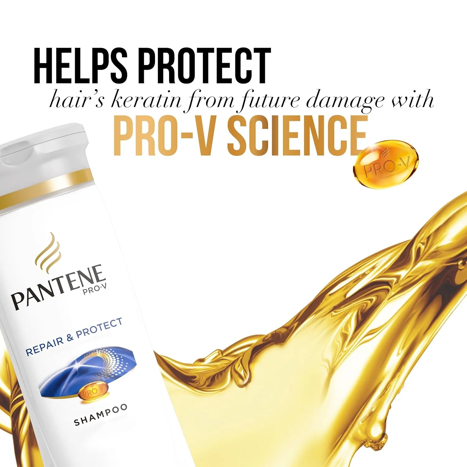 Pantene Pro-V Repair & Protect Shampoo 25.4 Fl Oz (packaging may vary)