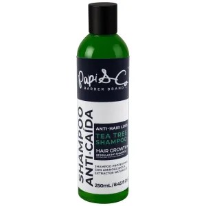 Papi & Co. - Revitalizing Tea Tree Anti Hair Loss Shampoo, Hair Regrowth for Men, Tea Tree Oil Shampoo, Men’s Shampoo with Natural Oil Extracts, 250 mL