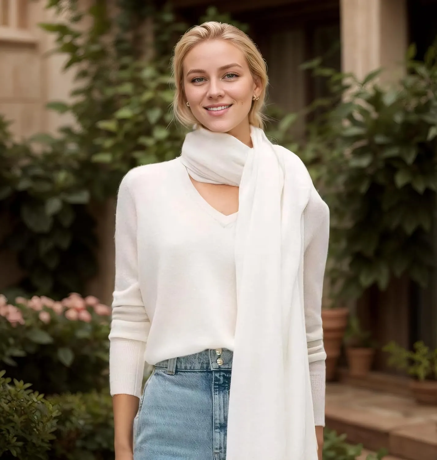 Pashmina Scarf for Women, Shawls and Wraps for Evening Dresses, Wedding, Bridesmaids, All Year Round Scarf for Formal or Casual Wear