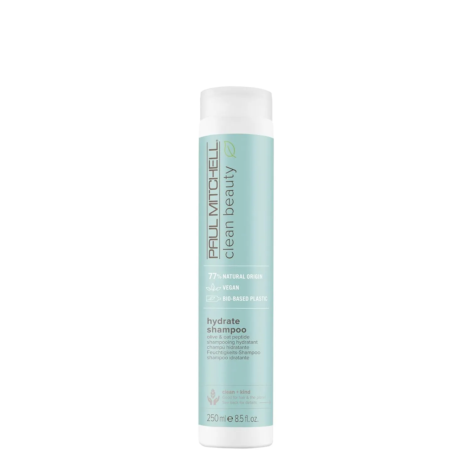 Paul Mitchell Clean Beauty Hydrate Shampoo, Replenishes Hair, Adds Moisture, For Dry Hair