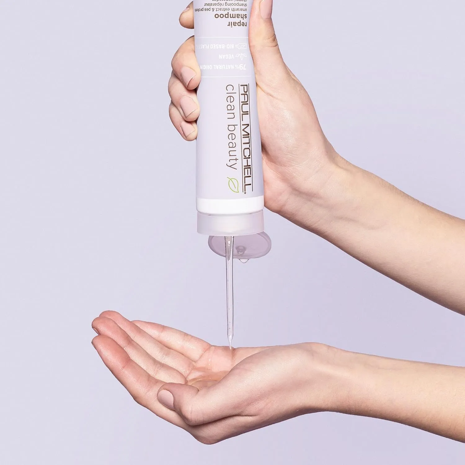 Paul Mitchell Clean Beauty Repair Shampoo, Strengthens and Protects, For Damaged, Brittle Hair