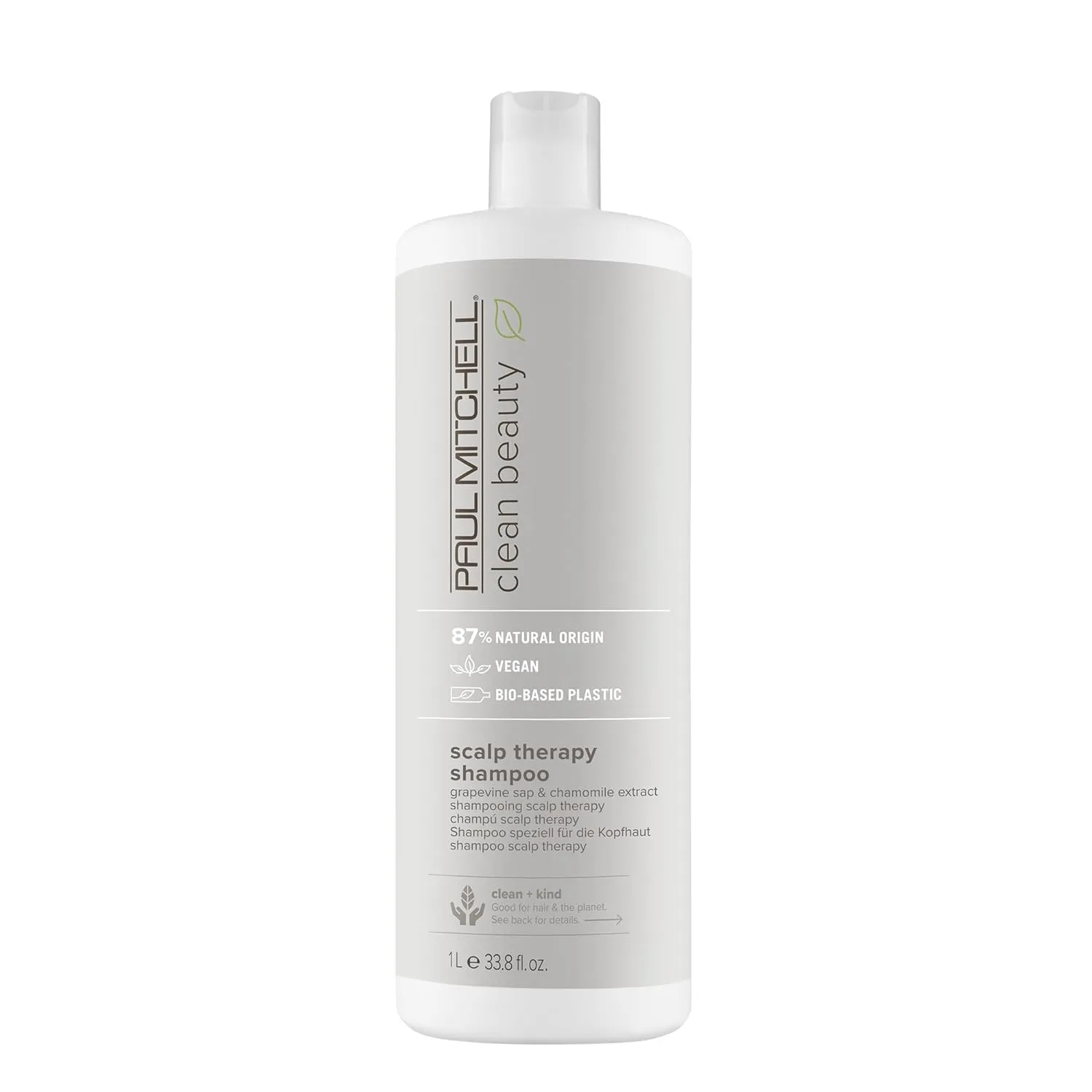 Paul Mitchell Clean Beauty Scalp Therapy Shampoo, Gently Cleanses   Refreshes All Hair Types, Especially Dry, Oily   Sensitive Scalps