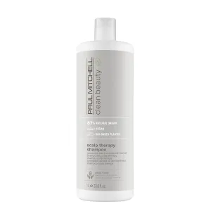 Paul Mitchell Clean Beauty Scalp Therapy Shampoo, Gently Cleanses   Refreshes All Hair Types, Especially Dry, Oily   Sensitive Scalps