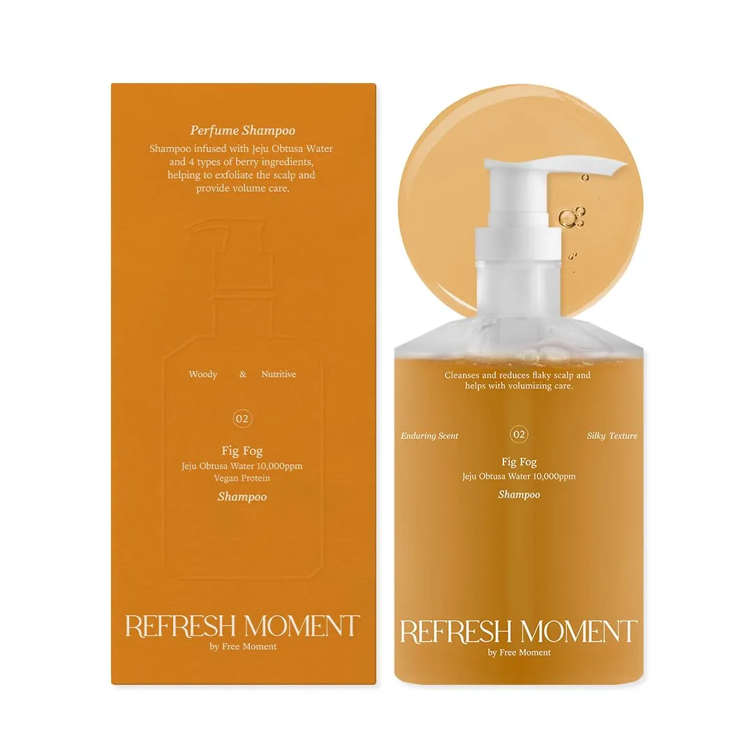 Perfume Shampoo | Volumizing Vegan Shampoo for Dry Damaged Hair Care & Scalp Exfoliation | Romantic, Fruity-Wood Fragrance | 16.9 Fl Oz (02 Fig Fog)