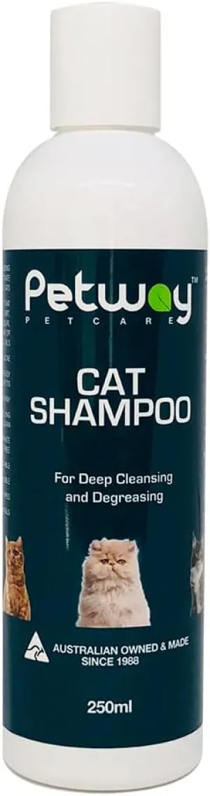 Petcare Cat Shampoo, Anti Dandruff Shampoo for Deep Cleanse & Degreasing, Removes Excess Oils, Dirt and Dandruff, pH Balanced, Parabens & Sulfates Free, Cruelty Free, 8.5 Fl Oz (250ml)