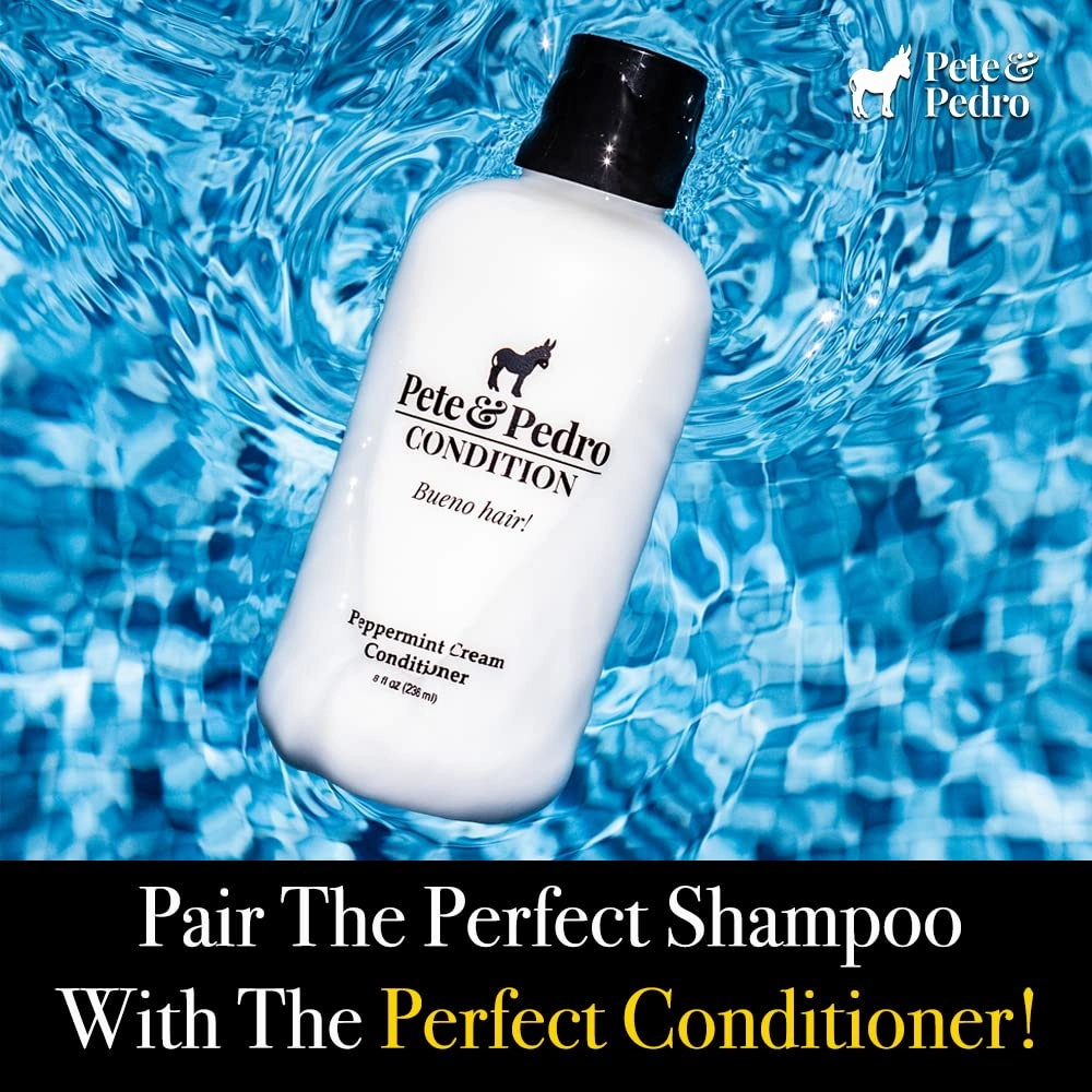 Pete & Pedro HYDRATE - Hydrating Argan Oil Shampoo For Men & Women | Moisturizing Daily Shampoo Cleanser For Dry, Dull, & Fragile Hair | As Seen on Shark Tank, 8.5 oz.