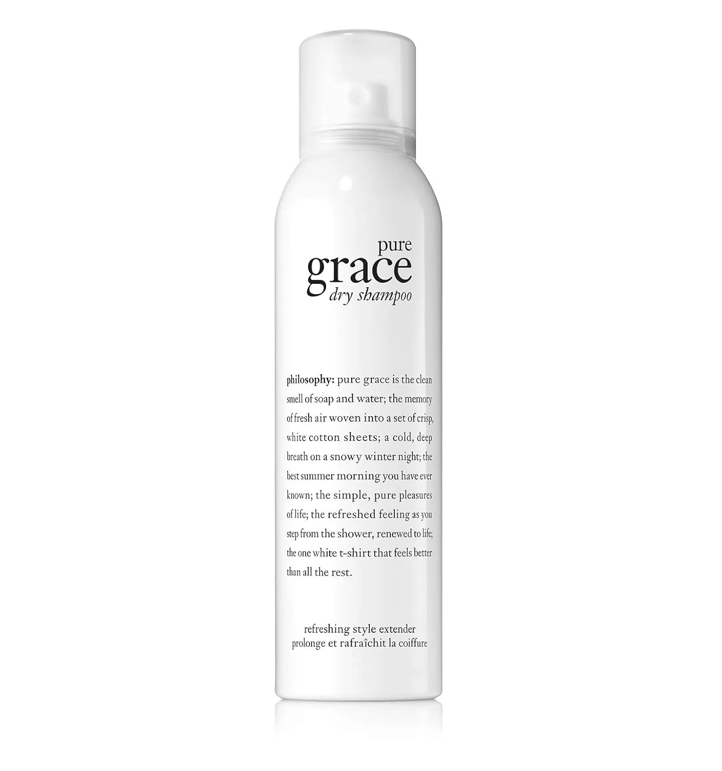 philosophy dry shampoo - instantly cleanses hair - adds volume & texture without going to the salon