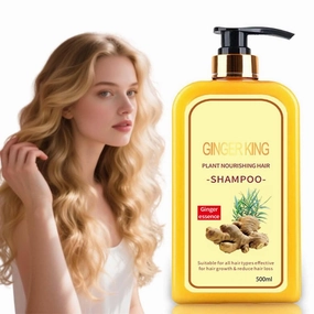 Plant Ginger Shampoo Nourish Scalp, Pure Plant-Based (1bottle(500ml))