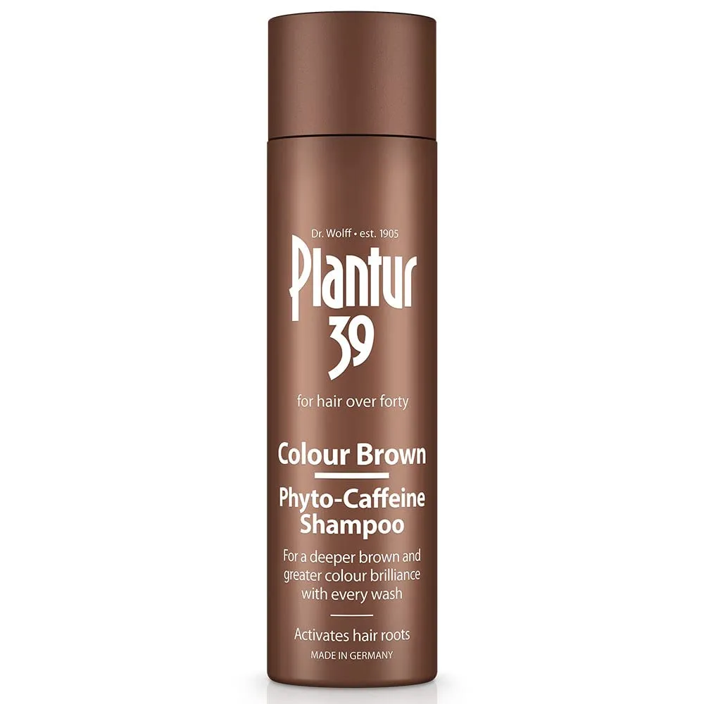 Plantur 39 Color Brown Phyto-Caffeine Shampoo, 8.45 Fl Oz