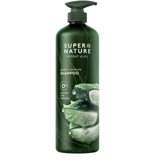 Potent Aloe Hydrating Shampoo – Moisture-Rich Formula with Aloe Vera & Herbal Extracts | 30 fl oz | Gentle, Soothing Cleanse for All Hair Types