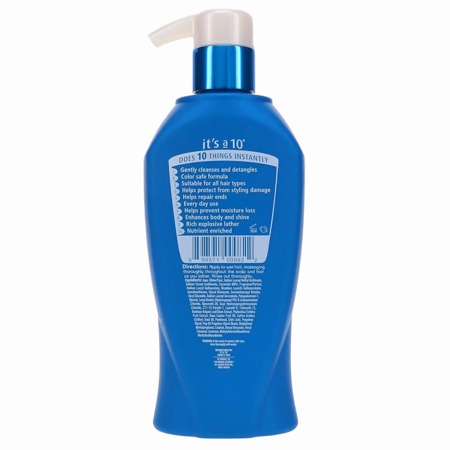Potion 10 Miracle Repair Shampoo by Its A 10 for Unisex - 10 oz Shampoo