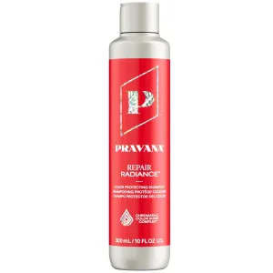 Pravana Repair Radiance Shampoo | Strengthens, Protects, Restores | For Damaged, Color Treated Hair | Reduces Breakage & Split Ends | Chromasilk Enhances Shine & Protection | Vegan | Paraben Free