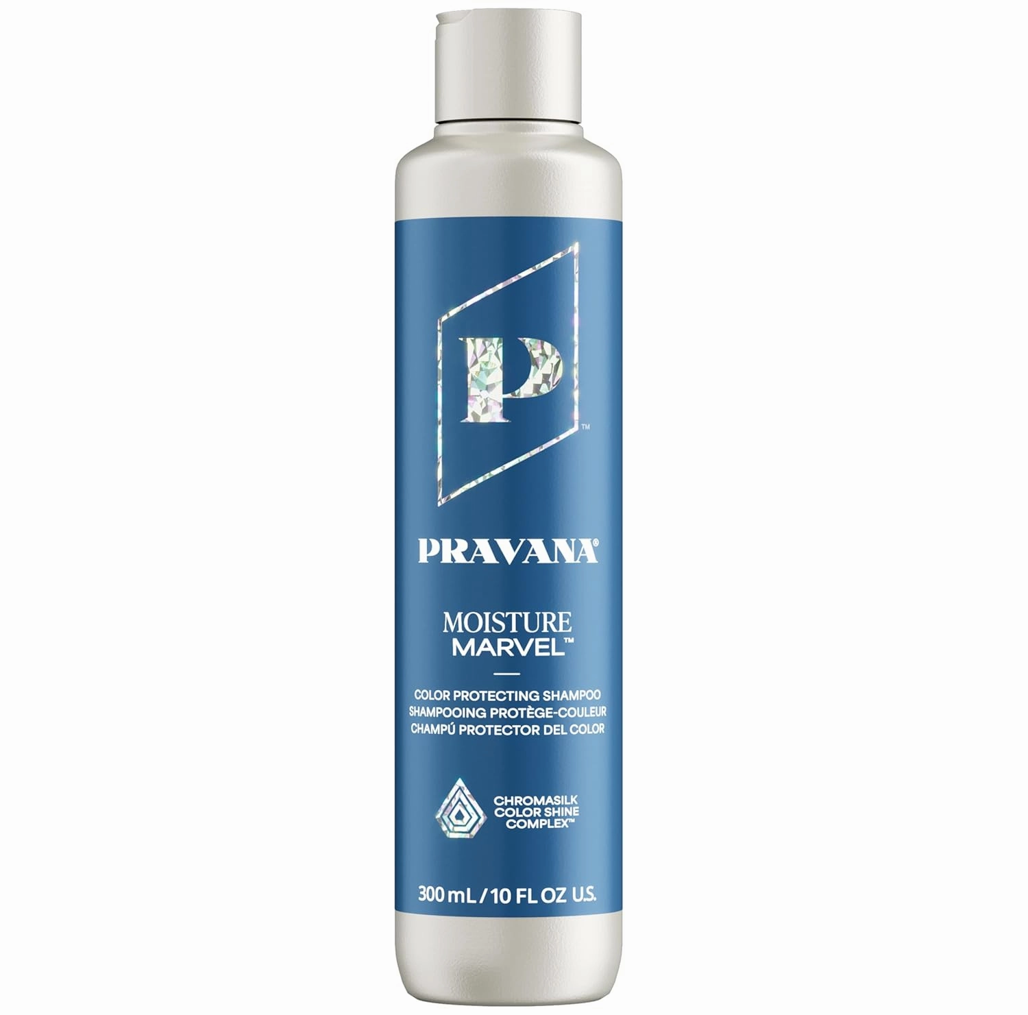 Pravana Moisture Marvel Shampoo | Nourishes, Hydrates, Moisturizes | For Dry, Color Treated Hair | Hyaluronic Acid Formula | Chromasilk Enhances Shine & Protection | Vegan Cruelty-Free | Paraben Free