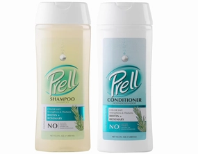 Prell Biotin   Rosemary Strengthens & Thickens Color Safe Shampoo & Conditioner for Fine, Damaged Hair 13.5 fl.oz