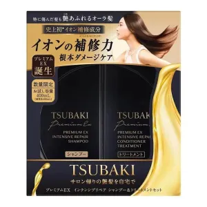 Premium Black Set - Tsubaki Premium Ex Intesive Repair Shampoo 400ml   Conditioner 400ml