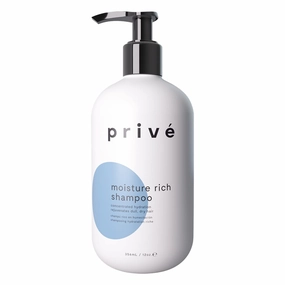 privé moisture rich shampoo nourishes dry hair/smoothes frizz / 355ml /12oz
