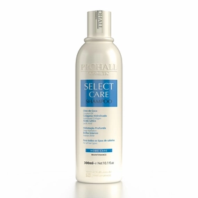 Prohall Cosmetic Select Care Hair Shampoo Post Prohall Select One Treatment - Damaged Hydrating Shampoo for Dry Hair-Cleanse & Moisturize, Reduces Frizz & Improving Hair Elasticity & Softnes-10.1FLOz