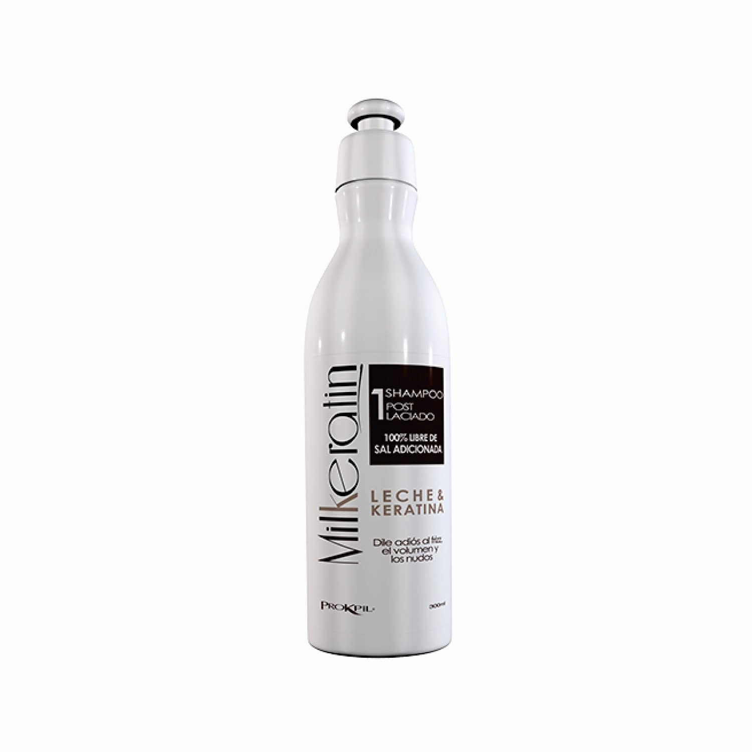 Prokpil Milkeratin Step 1 Shampoo Salt Free | Post Straightened Care Parabens Free No Frizz | Champu Pos Laciado Libre de parabenos Sin Sal (Regular Size 10.1oz-300mL)