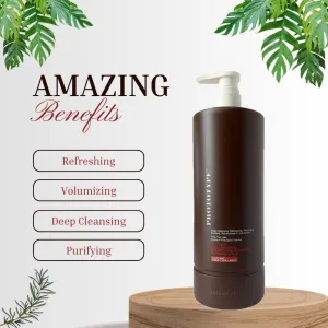 PROTOTYPE Tea Tree Shampoo – Deep Cleansing, Refreshing & Volumizing, Suitable for All Hair Types, Ideal for Fine/Thin Hair