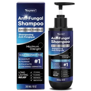 Psoriasis Shampoo, Seborrheic Dermatitis Shampoo, Folliculitis Shampoo, Dandruff Shampoo for Men and Women, Anti-Fungal Shampoo for Dandruff 300ML.