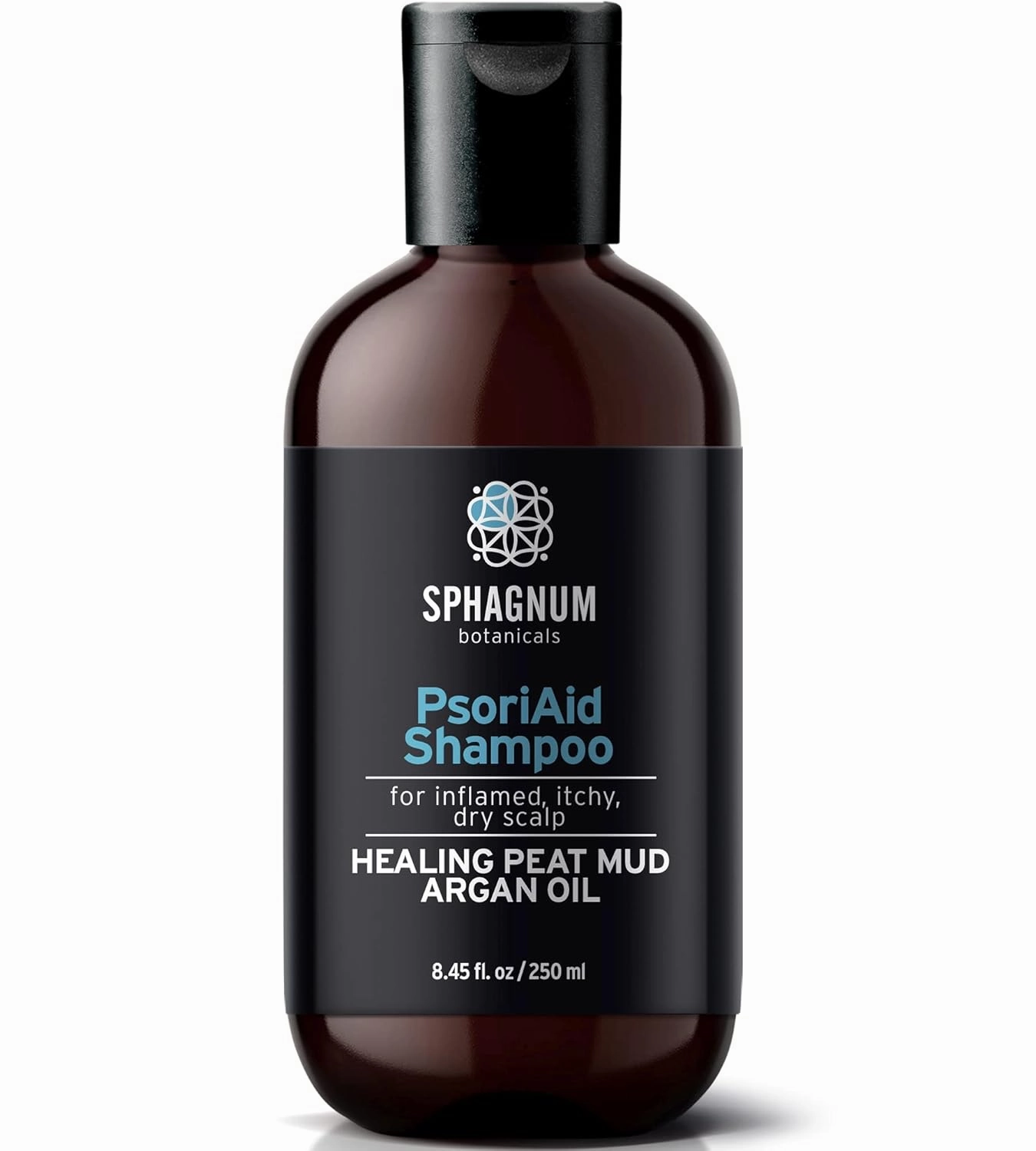 Psoriasis Shampoo - Peat Mud & Fulvic Acid Therapy for Itchy and Red Scalp Treatment. No Coal Tar. 8.45 Oz