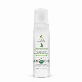 Pure and Natural Foaming Organic Cat Shampoo, 7.5oz