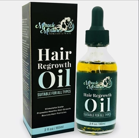Pure Organic Hair Growth Oil – 100% Natural Rosemary and Castor Oil Hair Growth Serum, Treatment for Hair & Scalp, Alopecia - Rosemary, Jojoba, Peppermint, Ginger, Vitamin E, Grape Seed Oils (2 Oz)