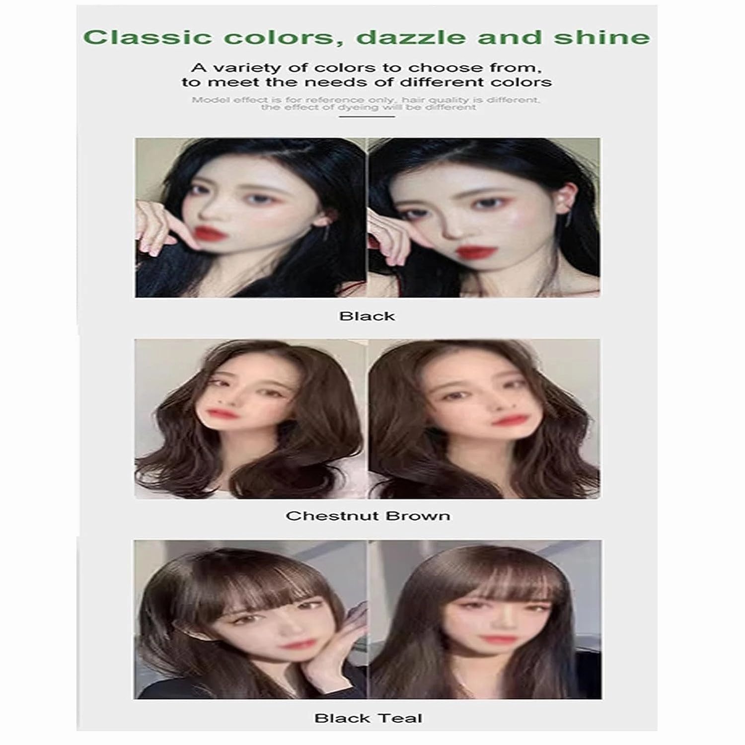Pure Plant Extract For Grey Hair Color Bubble Dye, Lazy Bubble Hair Dye, Dyeing Foam Shampoo In A Variety Of Colors. (Color : Natural black)