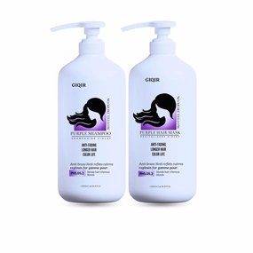 Purple Shampoo and Hair Mask Set, Anti-Fading, Longer Hair Color Life, 16.9 fl oz