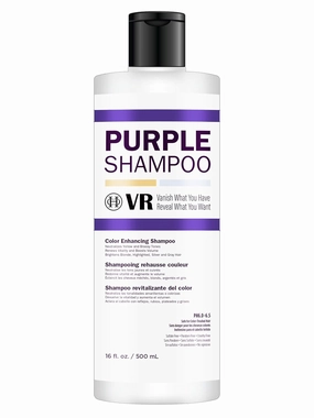 Purple Shampoo for Blonde Lightening Color Treated Hair Silver and Gray Highlighted Hair/Paraben Free/Cruelty Free/Sulfate Free/Safe for Color-Treated Hair 16 oz