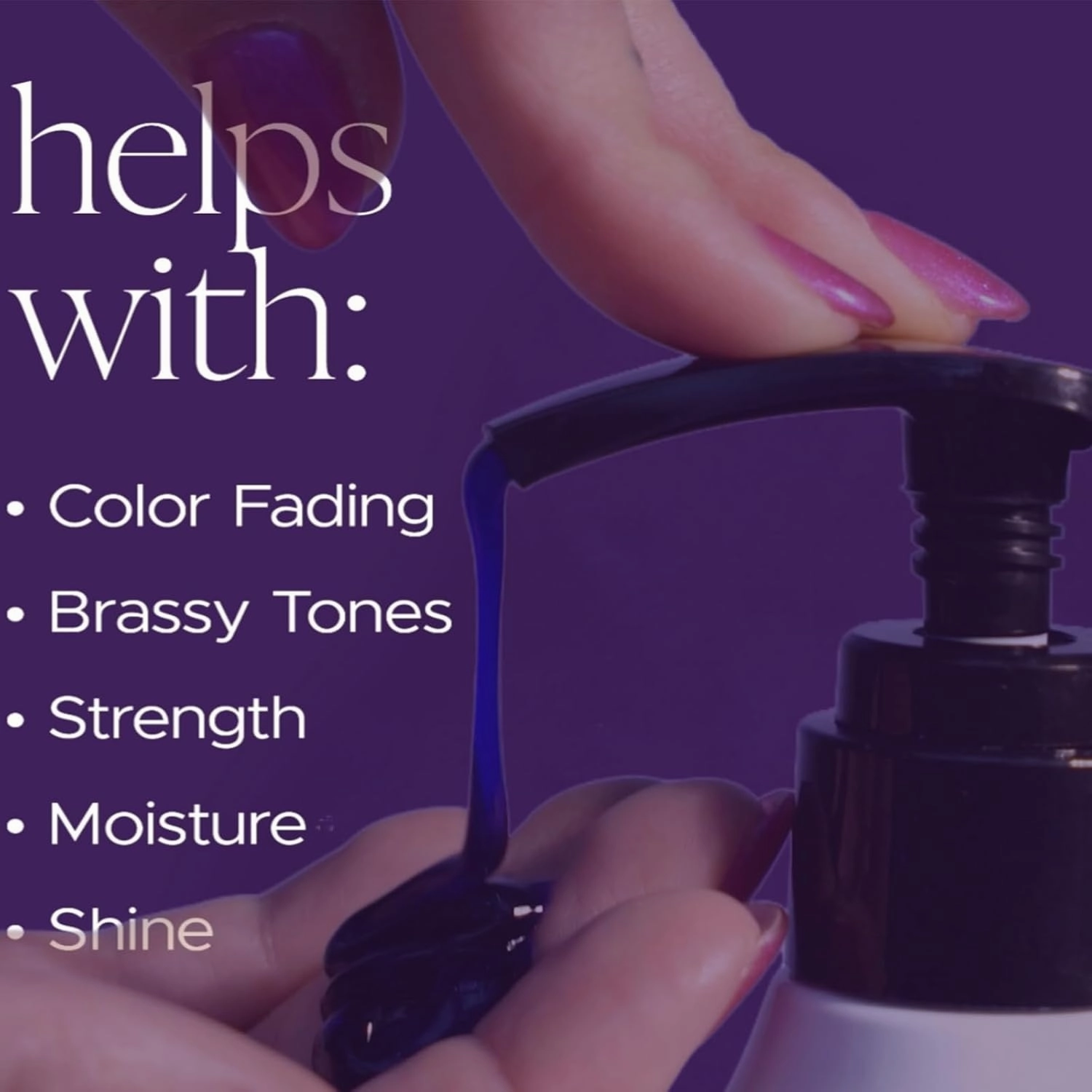 Purple with Cocos Nucifera Oil Shampoo & Conditioner Set, Gluten-free, Sulfate-free, Paraben-free