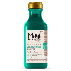 "Maui Moisture Color Protection   Sea Minerals Shampoo, Protect -Treated Tresses with Rich, Pure Algae, and Sea Kelp, Non-GMO, 13 Fl Oz"