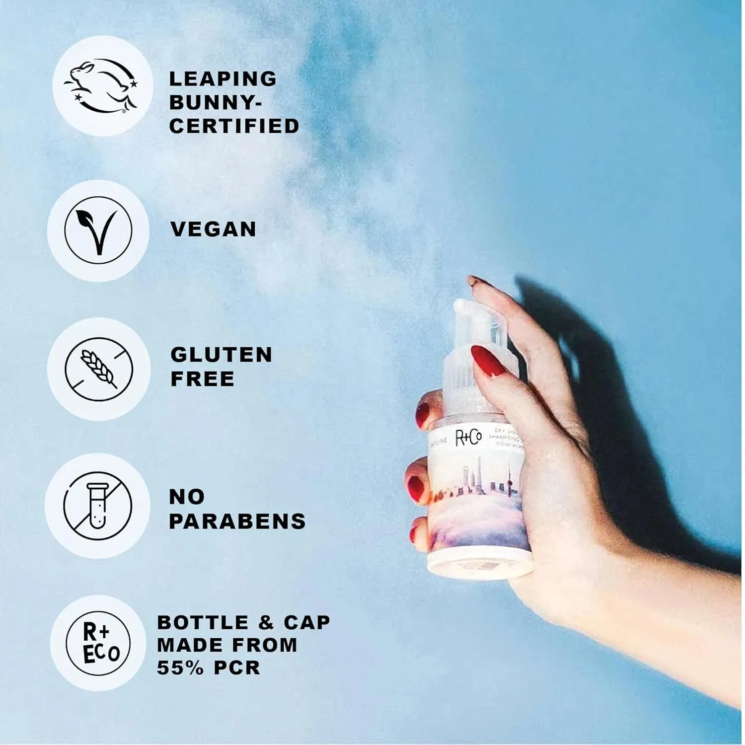 R Co Skyline Dry Shampoo Powder | Intense Oil Absorption | Revives Volume, Hair Texture and Grip | TSA Approved | 1 Fl Oz