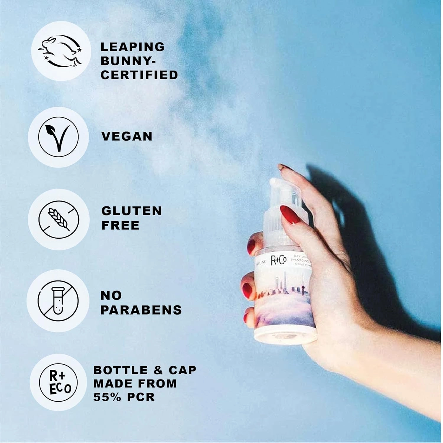 R Co Skyline Dry Shampoo Powder | Intense Oil Aboroption | Revives Volume, Hair Texture and Grip | TSA Approved | Pack of 2