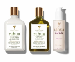 Rahua Voluminous Hydration Set Voluminous Shampoo, 9.3 Fl Oz, Voluminous Conditioner, 9.3 Fl Oz Hydration Hair Mask 4 Fl Oz. Maximising Moisture Retention to Quench Thirsty