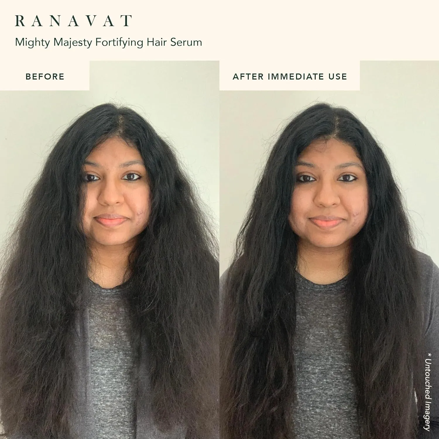 RANAVAT Mighty Majesty - Fortifying Hair Serum - Hair Oil Serum for Scalp Hydration, Frizz Control, & Hair Shine - With Jasmine and Amla Extract (1.7 oz)