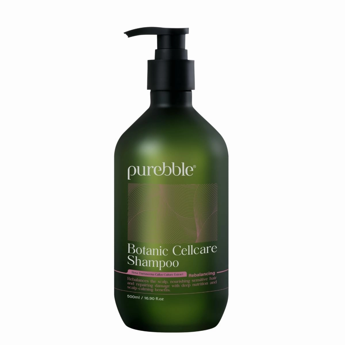 Rebalancing Botanic Cellcare Shampoo 500ml, 16.90 fl oz | Sulfate-Free, Paraben-Free and Color-Safe | pH Balancing