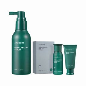Rebalancing Scalp Care For Beginners | Rebalancing Hair Serum & Rebalancing Shampoo and Hair Mask Mini Kit | Hair Root Protection & Strengthening | Anti-Thinning Shampoo | Korean Salon Brand