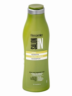 Recamier Professional Salon In  Pro Keratin Ultra Force Hair Shampoo 10.1 - Champu Keratina para el Cabello Debil y Maltratado