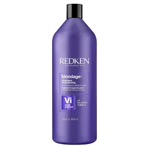 Redken Blondage Color Depositing Purple Shampoo For Blonde, Bleached or Highlighted Hair - Neutralizes Brassy Tones With Salicylic Acid