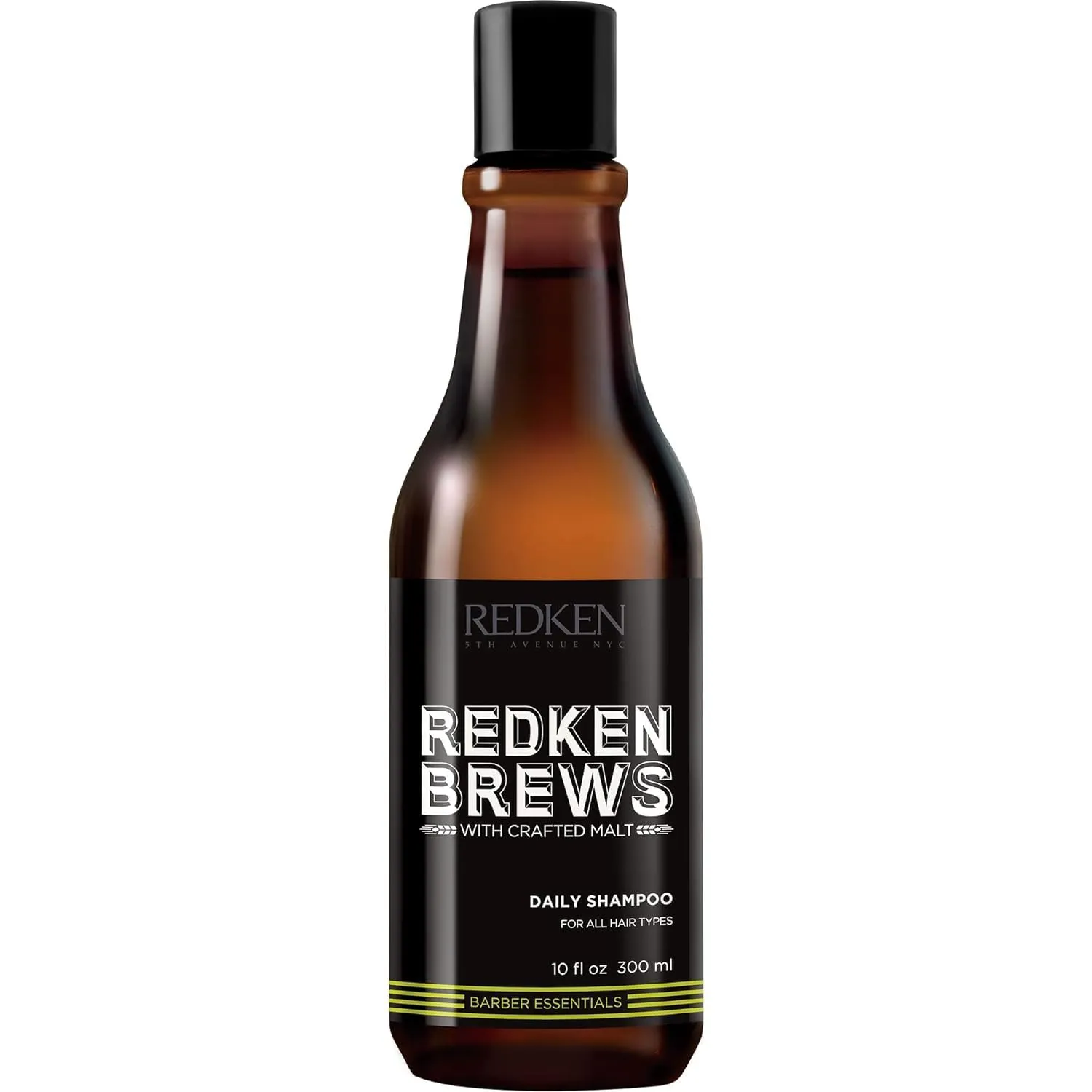 Redken Brews Daily Shampoo For Men - Lightweight Hydrating Hair Cleanser For All Men's Hair Types, Adds Moisture and Shine to Dry Hair
