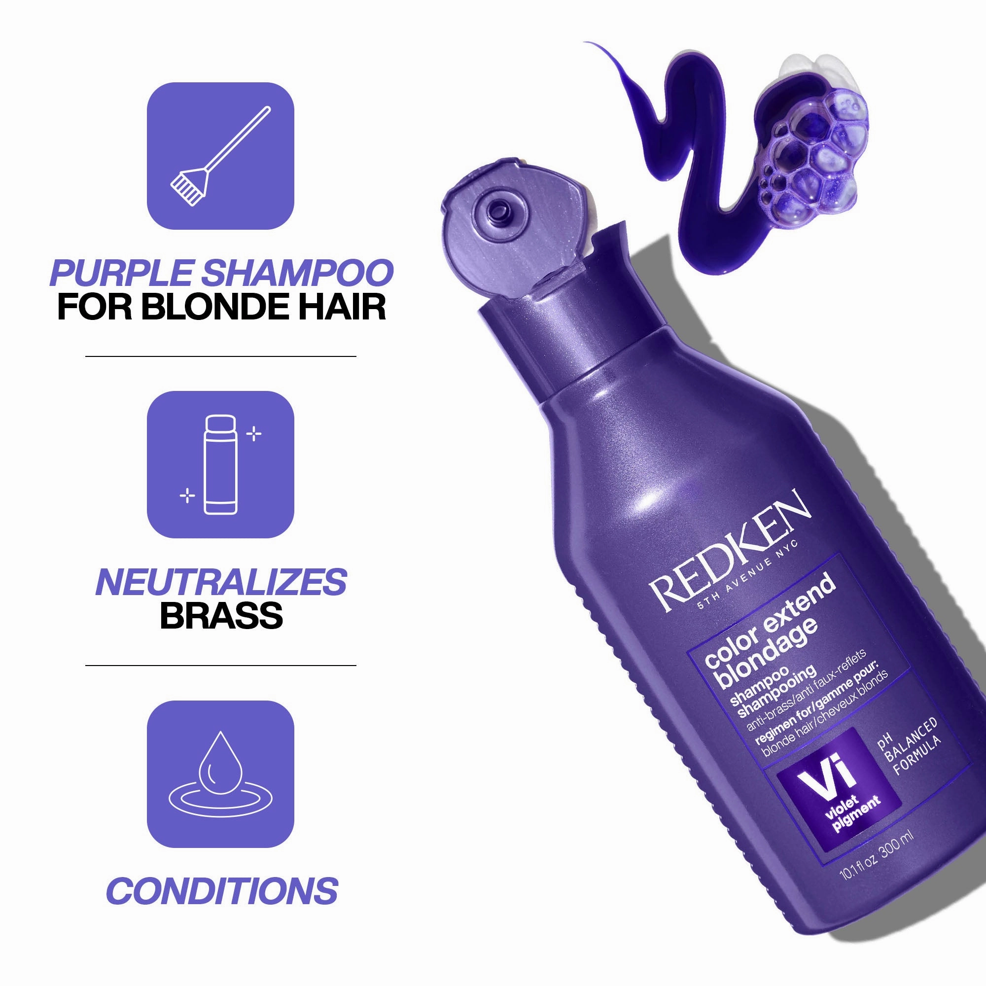 Redken Color Extend Blondage Color Depositing Purple Shampoo 500ml