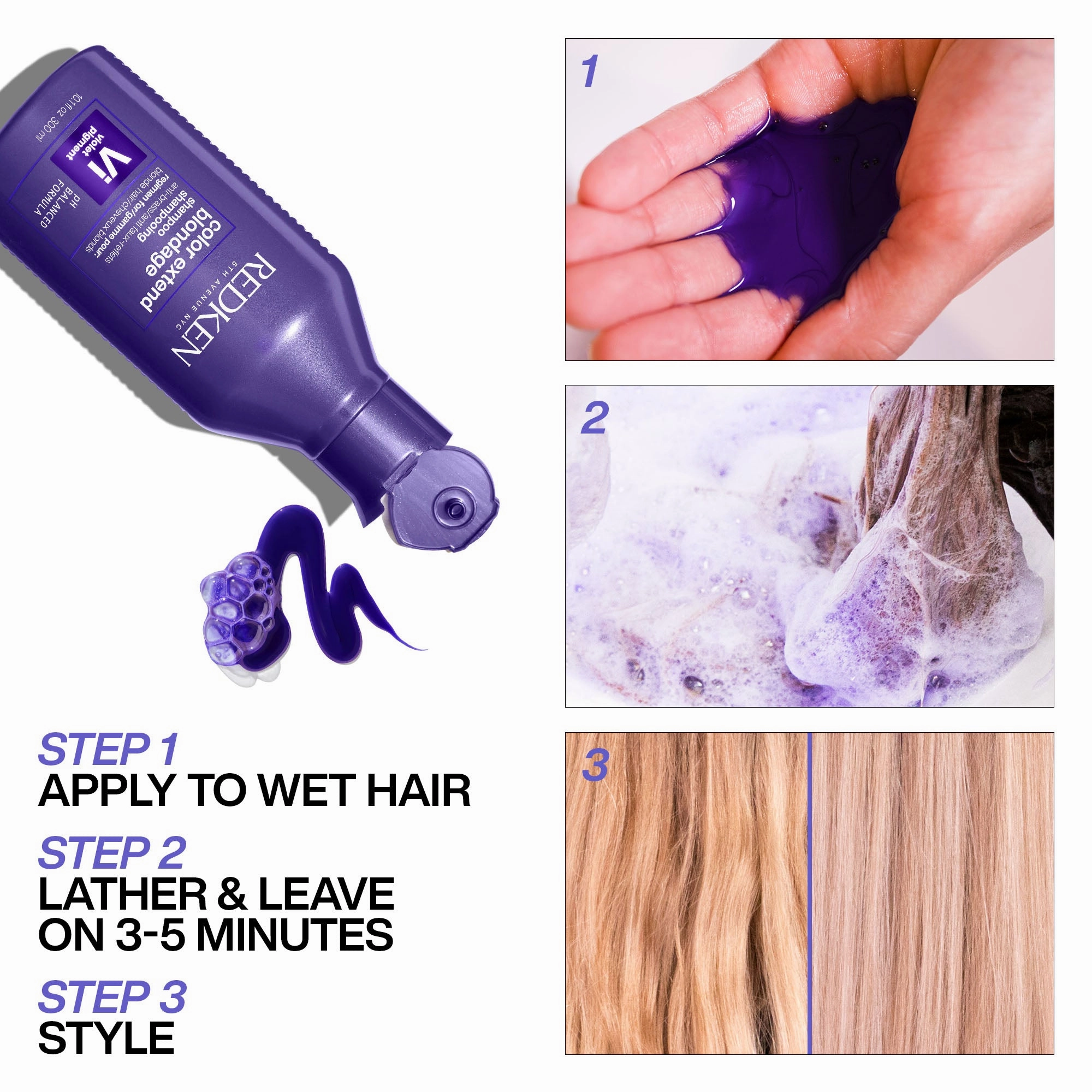 Redken Color Extend Blondage Color Depositing Purple Shampoo 500ml