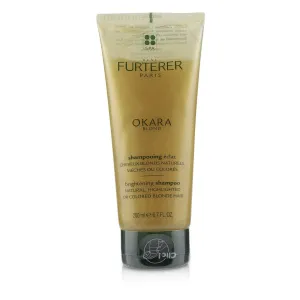 René Furterer OKARA BLONDE Brightening Shampoo - For Natural, Highlighted & Bleached Blonde Hair - Gentle - Hydrogen Peroxide & SLS-Free - 6.7 fl. oz.