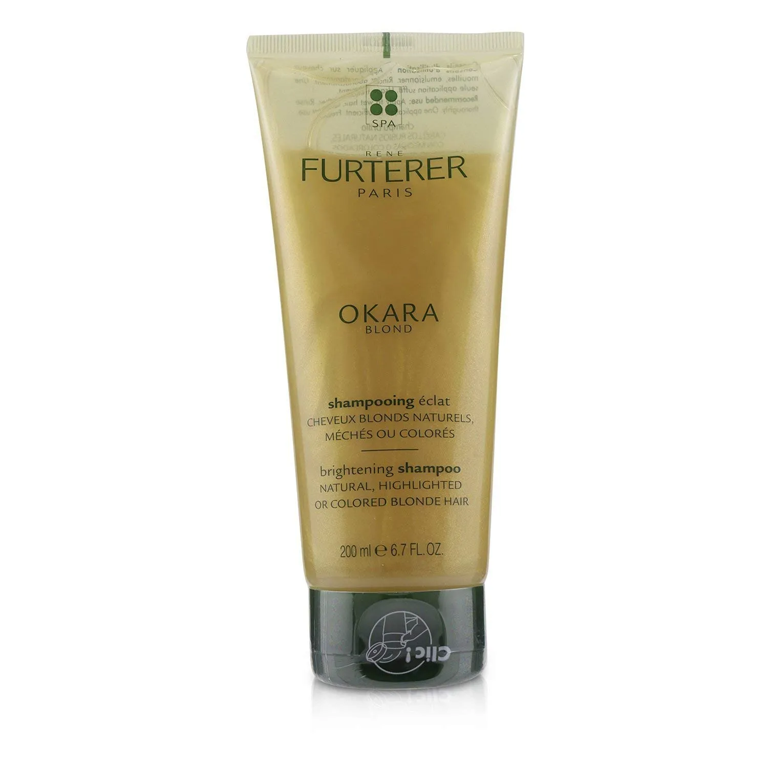 René Furterer OKARA BLONDE Brightening Shampoo - For Natural, Highlighted & Bleached Blonde Hair - Gentle - Hydrogen Peroxide & SLS-Free - 6.7 fl. oz.