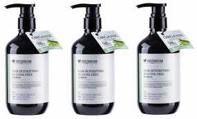 REUNROM Hair Detoxifying Silicone-Free Shampoo Aromatic Mint 16.90 Fl Oz. (Pack of 3)