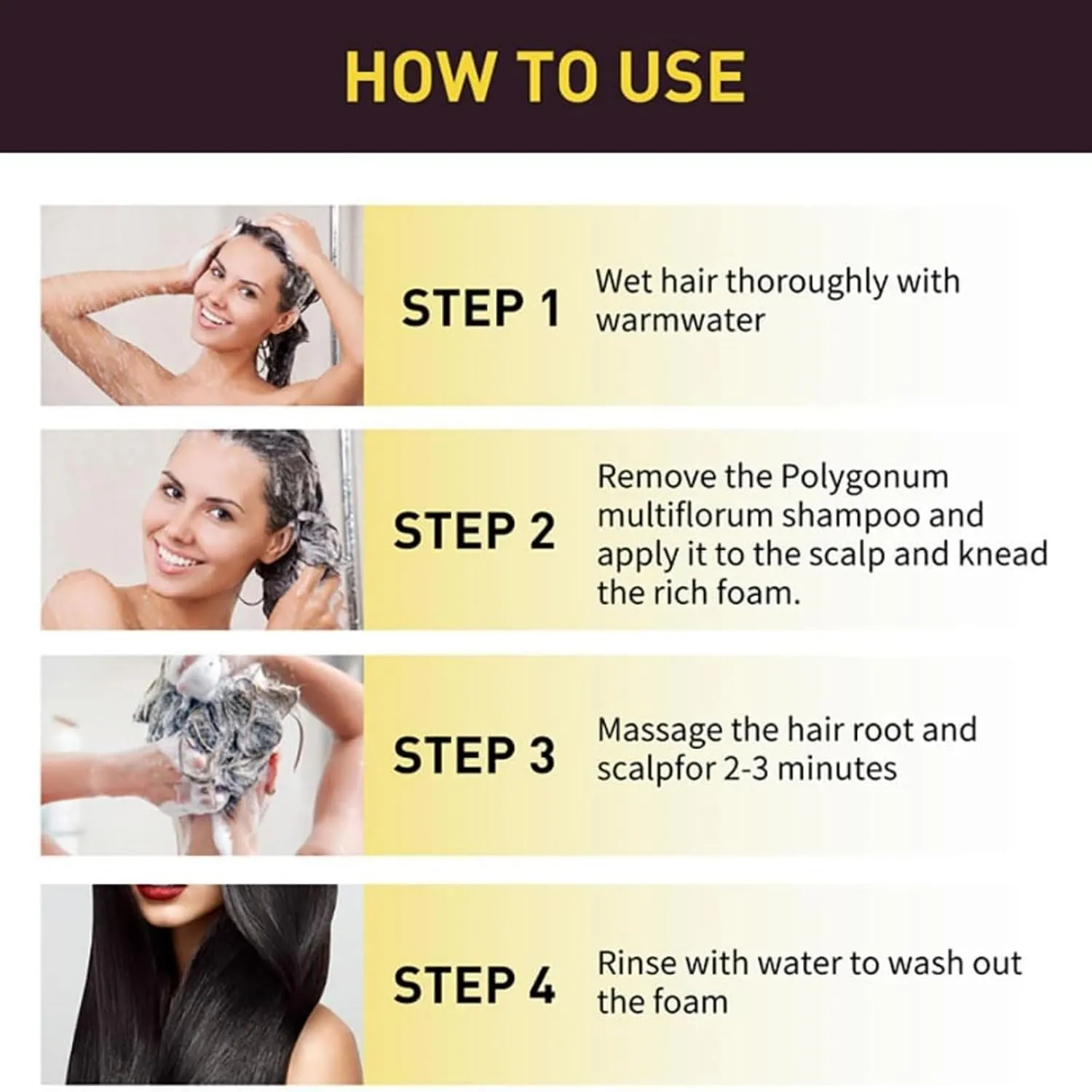 Revitalcolor Shampoo Cubre Canas, Revitalcolor 3-In-1 Instant Hair Color Shampoo, Damage-free Hair, Long Lasting, Deep Cleansing & Nourishing, Herbal Tinting for All People (grape wine red)