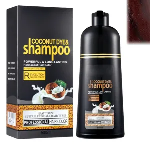 Revitalcolor Shampoo Cubre Canas, Revitalcolor Hair Color, 500ml Revitalcolor Shampoo, For Men & Women (Red)