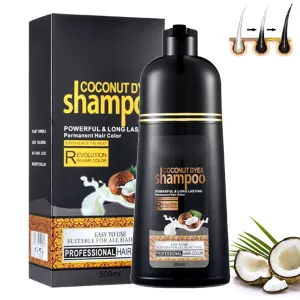 Revitalcolor Shampoo Cubre Canas,500ml Revitalcolor Hair Color, Revitacolor Shampoo, 4-in-1 Gray Hair Coverage 𝐒𝐡𝐚𝐦𝐩𝐨𝐨, Deep Cleansing & Nourishing (Grape red)